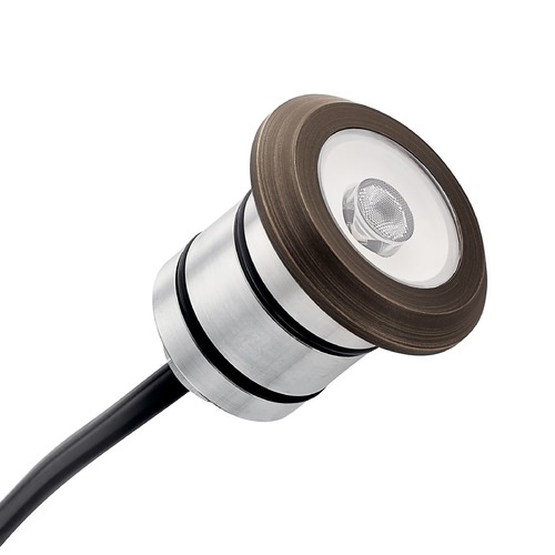 12V Mini All-Purpose LED Recessed Light in Centennial Brass 3000K by Kichler Lighting