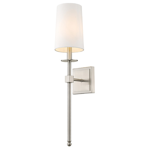 Z-Lite Camila Brushed Nickel Sconce by Z-Lite 811-1S-BN