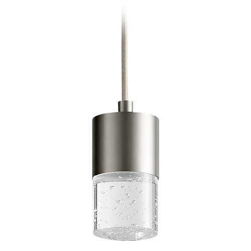 Spirit 5-Inch LED Pendant in Satin Nickel by Oxygen Lighting