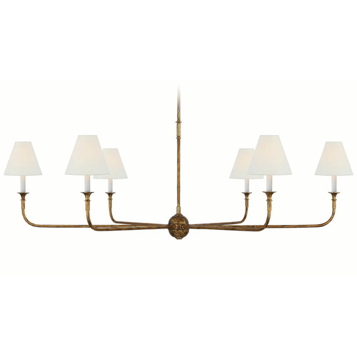 Thomas OBrien Piaf Chandelier in Antique Gild by VC Signature