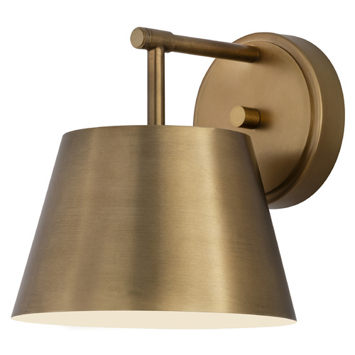 Z-Lite Lilly Rubbed Brass Sconce