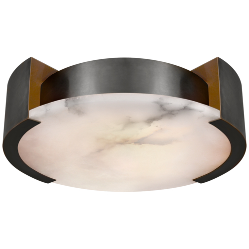 Melange Large Flush Mount in Bronze by Visual Comfort Signature