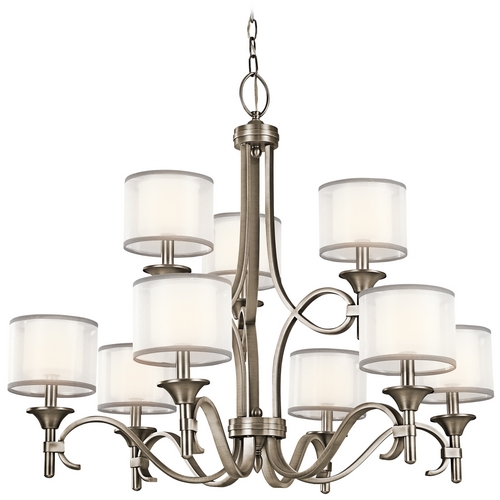 Lacey 34.25-Inch Chandelier in Antique Pewter by Kichler Lighting