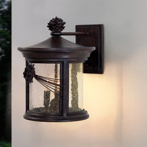 Minka Lavery Abbey Lane Iron Oxide Outdoor Wall Light