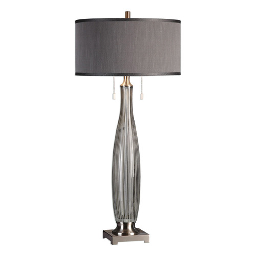 Uttermost Lighting Uttermost Coloma Grey Glass Table Lamp 27199