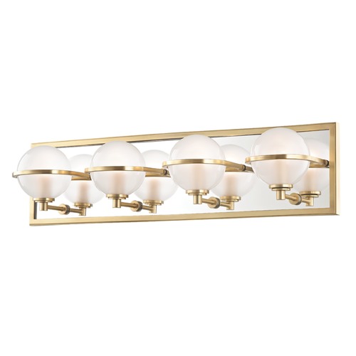 Hudson Valley Lighting Axiom Aged Brass LED Bathroom Light by Hudson Valley Lighting 6444-AGB