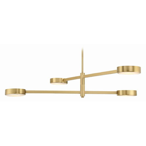 Crystorama Lighting Orson Modern Gold Chandelier