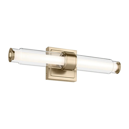 Kichler Lighting Laurene 18.50-Inch LED Bath Light in Champagne Gold by Kichler 55237CPZLED