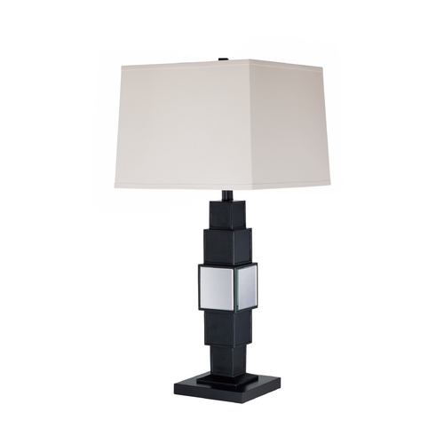 Lite Source Lighting Lite Source Lighting Kagami Black Table Lamp with Square Shade LS-21213