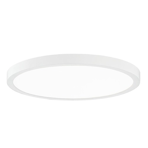 Design Classics Lighting Flat LED Light Surface Mount 14-Inch Round White 2700K 1560LM 14279-WH T16 3O