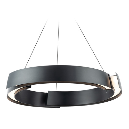Battlestar Black LED Pendant by Modern Forms