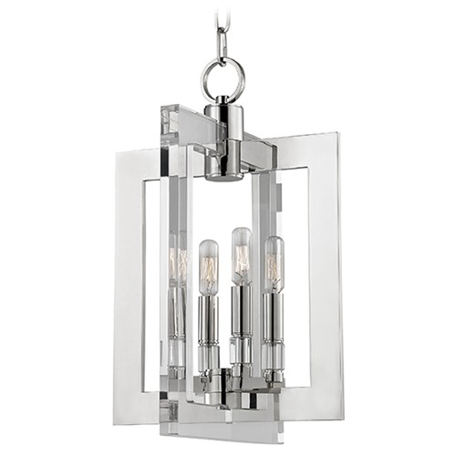 Wellington 4-Light Pendant in Polished Nickel by Hudson Valley Lighting