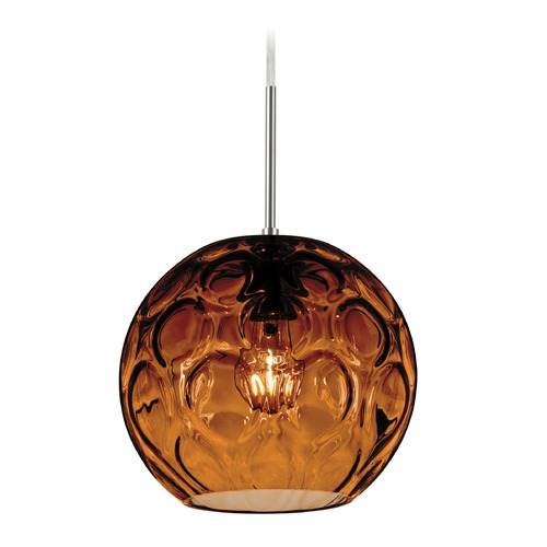 Besa Lighting Besa Lighting Bombay Satin Nickel Mini-Pendant Light 1JT-BOMYAM-SN