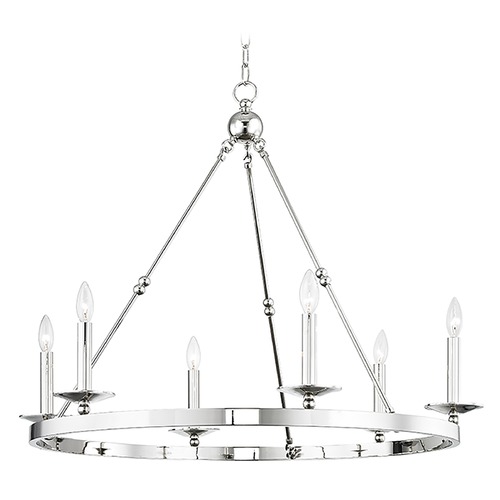 Hudson Valley Lighting Allendale Polished Nickel Chandelier by Hudson Valley Lighting 3206-PN