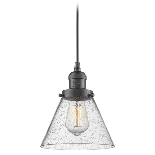 Large Cone Oil Rubbed Bronze Mini Pendant by Innovations Lighting