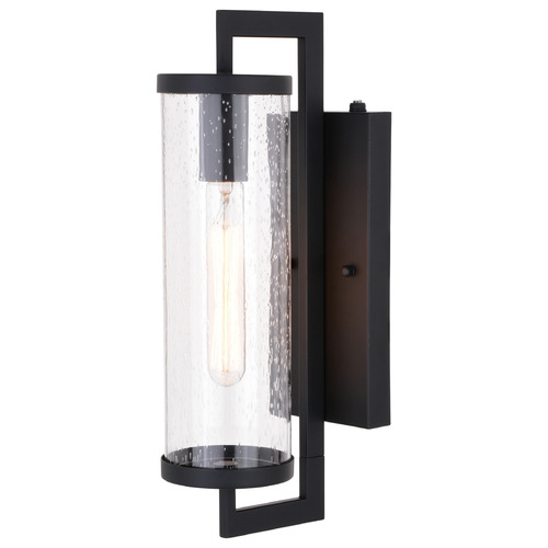 Vaxcel Lighting Morgan Park Matte Black Outdoor Wall Light