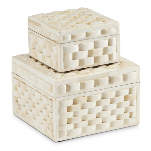 Currey and Company Lighting Currey and Company Felice Natural Bone Box 1200-0647