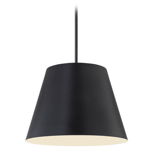 Z-Lite Z-Lite Lilly Matte Black Pendant Light with Empire Shade 2307-24MB