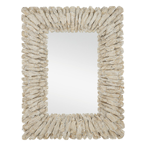 Currey and Company Lighting Beachhead Rectangle 40-Inch Decorative Mirror 1000-0150