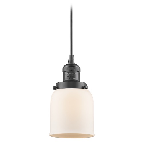 Innovations Lighting Innovations Lighting Small Bell Oil Rubbed Bronze Mini-Pendant Light with Bell Shade 201C-OB-G51