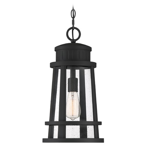 Quoizel Lighting Dunham Earth Black Outdoor Hanging Light by Quoizel Lighting DNM1910EK