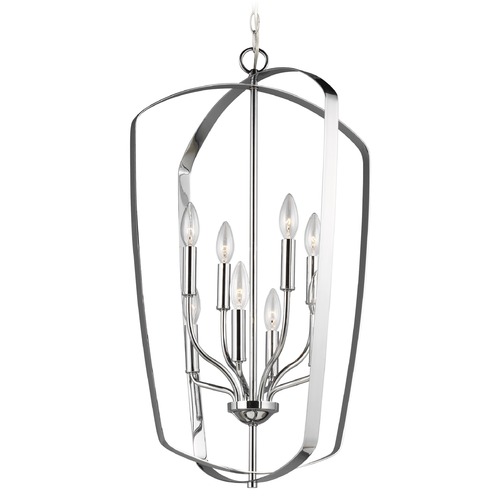 Romee Chrome Pendant by Generation Lighting