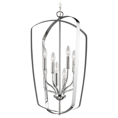 Generation Lighting Romee Chrome Pendant by Generation Lighting 5134908-05