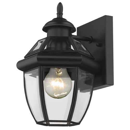 Z-Lite Westover Black Outdoor Wall Light by Z-Lite 580XS-BK