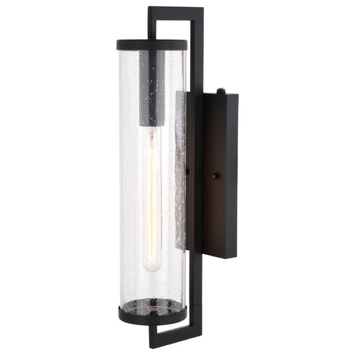 Vaxcel Lighting Morgan Park Matte Black Outdoor Wall Light