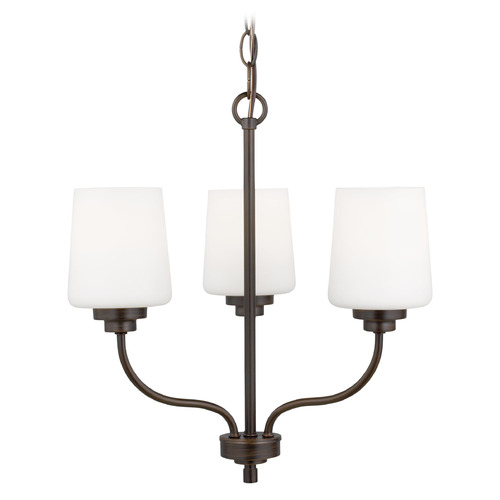 Windom 18-Inch Bronze Chandelier by Generation Lighting