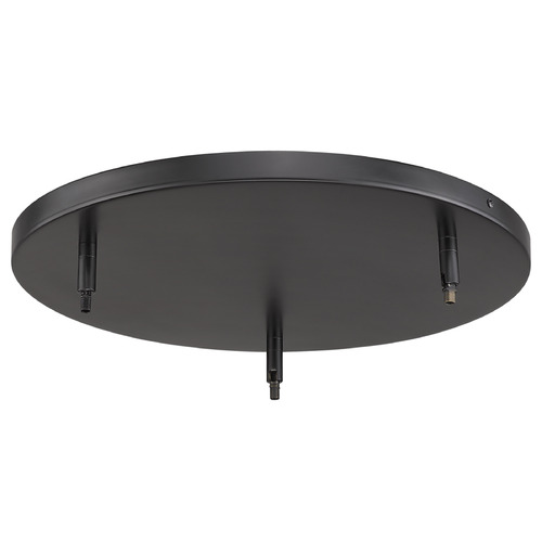 Z-Lite Multi Point Canopy Matte Black Ceiling Adaptor
