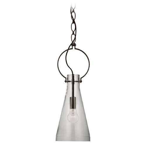 Visual Comfort Suzanne Kasler Limoges Small Pendant in Natural Rust by Visual Comfort SK5370NRCG