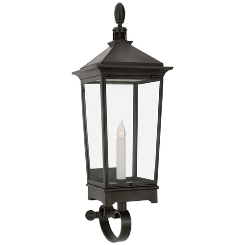Visual Comfort Signature Collection Rudolph Colby Rosedale Wall Lantern in French Rust by Visual Comfort Signature RC2037FRCG
