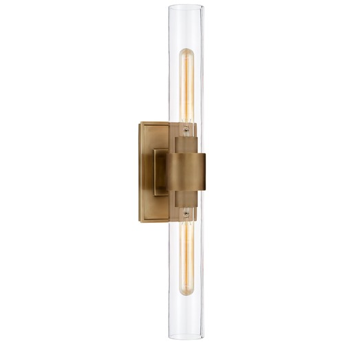 Ian K. Fowler Presidio Double Sconce in Brass by Visual Comfort Signature
