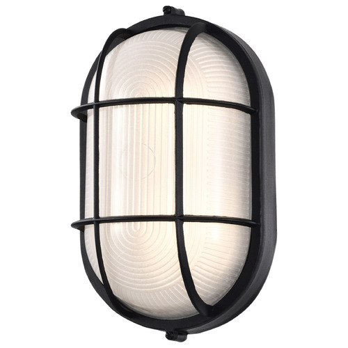 Black LED Outdoor Wall Light by Nuvo Lighting