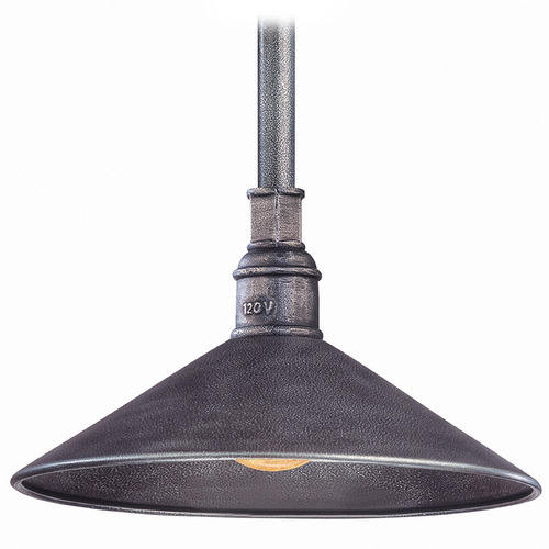Troy Lighting Troy Lighting Toledo Old Silver Outdoor Hanging Light F2773-OS