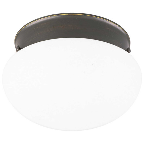 Progress Lighting Fitter Antique Bronze Flushmount Light