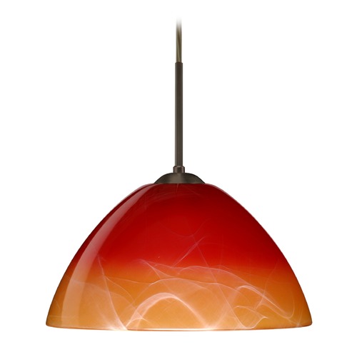 Besa Lighting Tessa Bronze LED Pendant Light