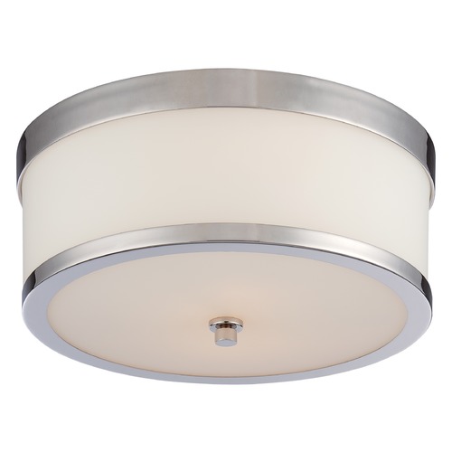Celine Polished Nickel Flush Mount by Nuvo Lighting