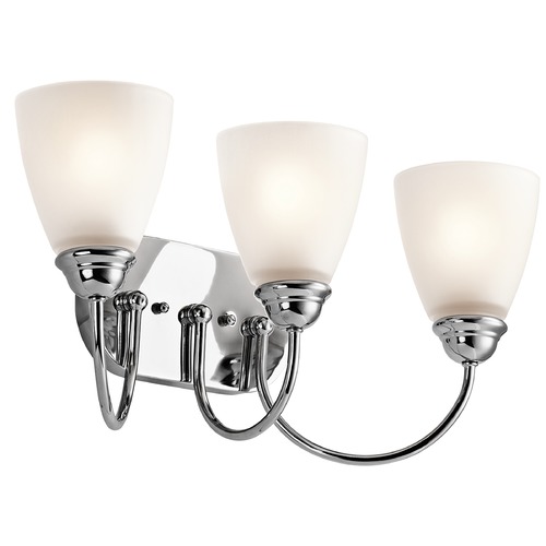 Kichler Lighting Jolie 20.25-Inch Vanity Light in Chrome by Kichler Lighting 45639CH