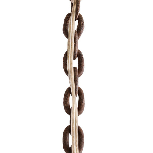 Arteriors Home Lighting 3-Foot Rusted Iron Chain Section by Arteriors Home CHN-987