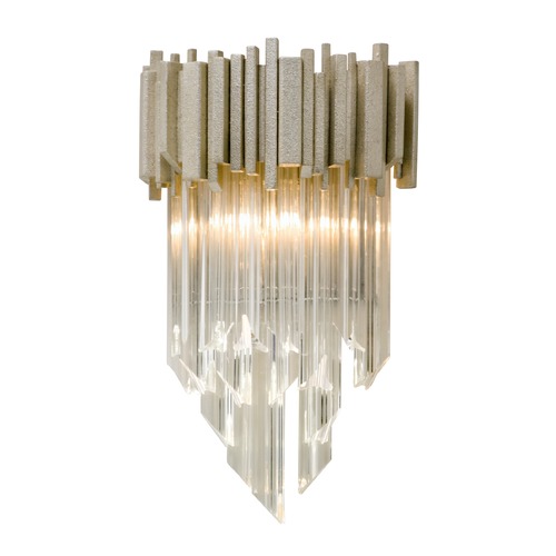 Corbett Lighting Corbett Lighting Mystique Modern Silver Leaf Sconce 226-11