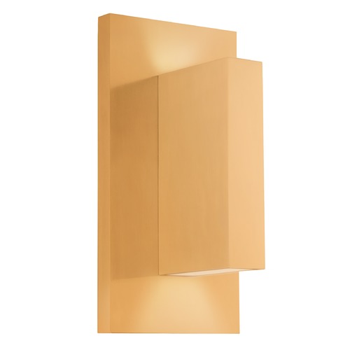 Kuzco Lighting Modern Gold LED Outdoor Wall Light 3000K 500LM by Kuzco Lighting EW22109-GD