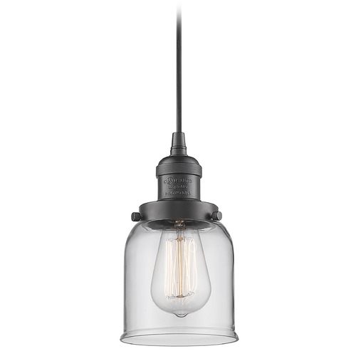 Innovations Lighting Innovations Lighting Small Bell Oil Rubbed Bronze Mini-Pendant Light with Bell Shade 201C-OB-G52