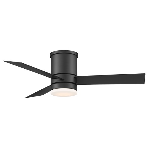 Modern Forms by WAC Lighting Axis 44-Inch LED Hugger Fan in Matte Black 2700K by Modern Forms FH-W1803-44L-27-MB