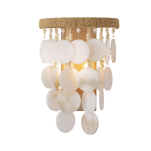 Aurelias Cove Sconce in Autumn White by Metropolitan Lighting