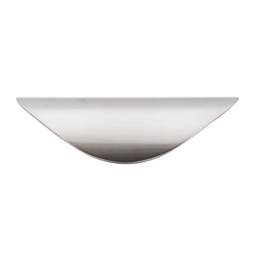 Modern Cabinet Pull in Brushed Satin Nickel Finish