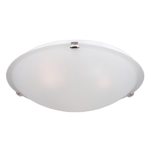 Malaga Satin Nickel Flush Mount by Maxim Lighting