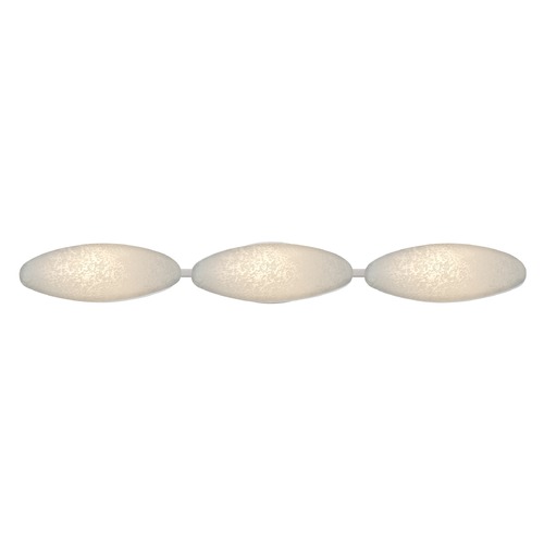 Besa Lighting Besa Lighting Aero Satin Nickel LED Bathroom Light 3WM-2727ST-LED-SN