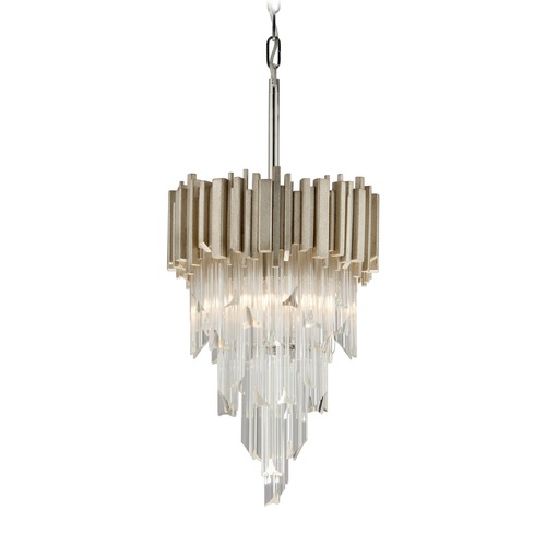 Corbett Lighting Mystique Modern Silver Leaf Pendant by Corbett Lighting 226-43